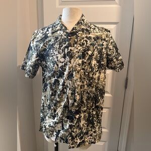 Vans Short-Sleeve Shirt MOMA Collab Jackson Pollock Inspired Size M